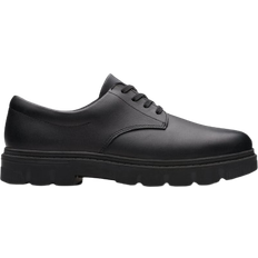 Clarks Youth Lorcam Loop - Black Leather