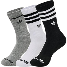 Adidas Originals Roller 3.0 Crew Socks 3-pack - White/Medium Grey Heather/Black