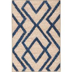 Dash and Albert Rugs Marco Machine Washable Rug Blue, Beige 48x72"