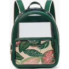 Kate Spade School Bags Kate Spade Kate Spade Clare See Through Fern Foliage Medium Backpack, Green Multi One Size