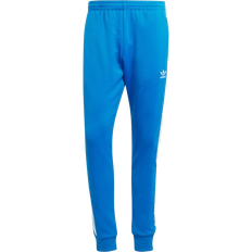 Blau - Herren Hosen Adidas Men's Adicolor Classics SST Track Pants - Blue Bird/White