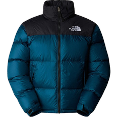 Blue - Men Outerwear The North Face Men’s 1996 Retro Nuptse Jacket - Midnight Petrol/TNF Black