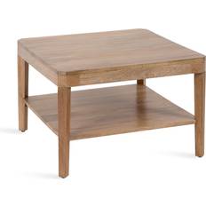 Kate and Laurel Talcott Natural Coffee Table 26x26"