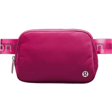 Lululemon Everywhere Belt Bag 1L Wordmark - Washed Mauve/Sakura Pink/White