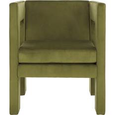 Safavieh Vidar Olive Green Lounge Chair 30"