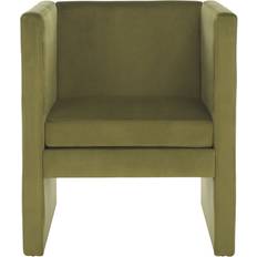 Safavieh Gisle Olive Green Lounge Chair 30"