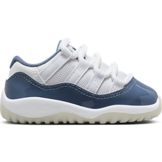 Blue Sneakers Children's Shoes Nike Jordan 11 Retro Low TD - White/Diffused Blue/Football Grey/Midnight Navy