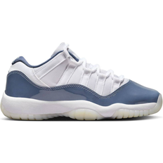 Children's Shoes Nike Air Jordan 11 Retro Low GS - White/Diffused Blue/Football Grey/Midnight Navy