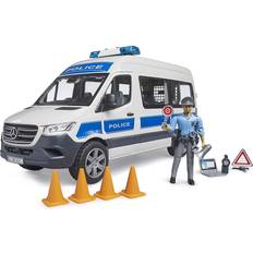 Bruder MB Sprinter Police Emergency Vehicle with Light + Sound Module 02683