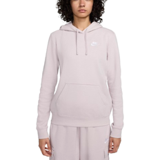 Nike Sportswear Club Fleece Women's Pullover Hoodie - Platinum Violet/White