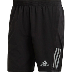 L Shorts Adidas Men's Own The Run Shorts - Black/Reflective Silver