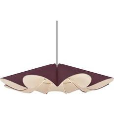 Bruck Lighting Delfina Acoustic Violet Pendant Lamp 39.4"