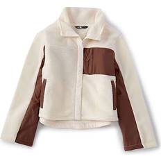 The North Face Kid's Fleece Mashup Jacket - Gardenia White (NF0A7UMI-N3N)