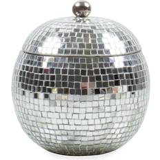 Glass Ice Buckets 8 OAK LANE Disco Ball Ice Bucket