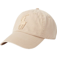 Ralph Lauren Big Pony Twill Ball Cap - Coastal Beige