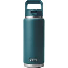 Carafes, Jugs & Bottles Yeti Rambler with Color-Matched Straw Cap Agave Teal Water Bottle 26fl oz