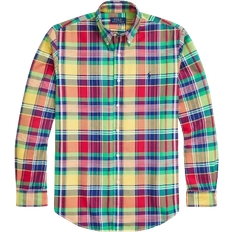 Polo Ralph Lauren Classic Fit Plaid Oxford Shirt - Yellow/Red Multi