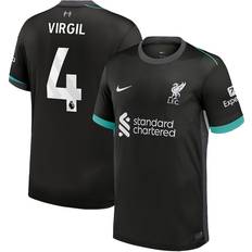 Liverpool FC Game Jerseys Nike Liverpool Away Stadium Shirt 2024-25 with Virgil 4 Printing