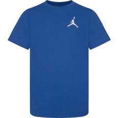 Nike Big Kid's Jordan Jumpman Air Embroidered Tee - Industrial Blue (95A873-U1R)