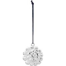 Rosendahl Ball Flower Silver Plated Weihnachtsbaumschmuck 6.5cm