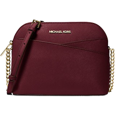 Michael Kors Jet Set Travel Medium Dome Crossbody Bag - Oxblood