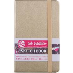 Talens Art Creation Sketchbook White Gold 9x14cm 140g 80 Sheets