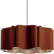 Bruck Lighting Paulina Acoustic Terracotta Pendant Lamp 31.5"