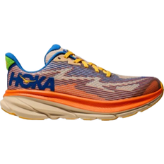 Hoka Kid's Clifton 9 - Ultramarine/Electric Tangerine