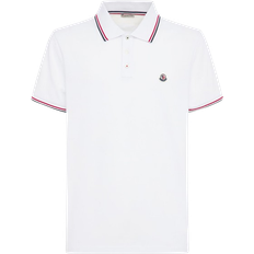 Moncler Piqué Polo Shirt - White