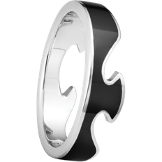 Georg Jensen Fusion Ending Ring - White Gold/Black