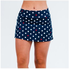 M Tankinis Calypsa Women's Short Swim Skort Spotty XSmall