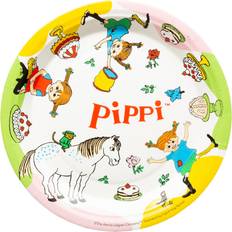 Pippi Longstocking Disposable Plates 8-pack