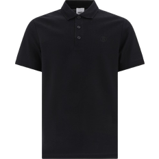 Burberry Men T-shirts & Tank Tops Burberry Eddie Piqué Polo Shirt - Black