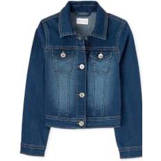 The Children's Place Girl's Denim Jacket - Azure Blue Wash