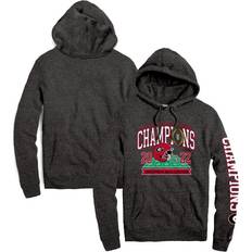 League Collegiate Wear Men's Charcoal Georgia Bulldogs Football Playoff 2022 National Champions Two-Hit Tri-Blend Pullover Hoodie He