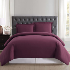 Twin XL Duvet Covers Truly Soft Everyday Solid Duvet Cover Purple, Red (228.6x172.7)