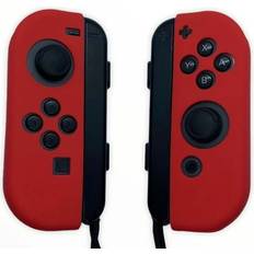 Gaming Bags & Cases JenDore Red Silicone Nintendo Switch Joy-con Protective Shell Covers