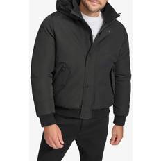 Men - Red Coats Calvin Klein Men's Arctic Faille Parka Bomber Black