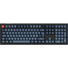 Mekanisk - Trådløs Tastaturer Keychron V6 Max QMK RGB Hotswap Gateron Jupiter Red Wireless Keyboard (Nordic)