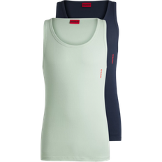 Hugo Boss Herren Tanktops Hugo Boss Tank Top Twin 2-pack - Light Green