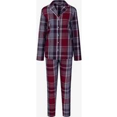 Dame - Røde Nattøy Triumph Boyfriend Pyjamassæt, Red Dark Combination