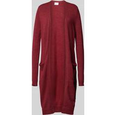 Rot - XL Cardigans Vila Langer Strickjacke