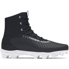 Under Armour Jr. Highlight 2 RM Football Cleats - Black/White/Metallic Gun Metal