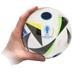 Soccer Balls adidas Unisex-Adult EURO24 Mini Soccer Ball, White/Black/Glory Blue