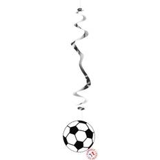 Vegaoo Swirls Football 6-pack