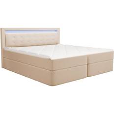 140 cm - 200 cm Betten Home Deluxe Zenova Boxspringbett 140x210cm