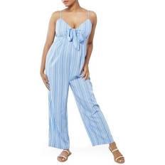 Stripes Maternity & Nursing Wear Ingrid+Isabel The Knot Maternity Jumpsuit Cabana Stripe