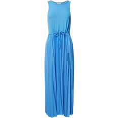 Damen - Midikleider Tommy Hilfiger Sleeveless Pleated Midi Dress - Blue Spell