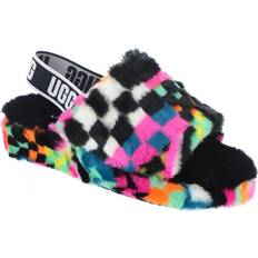 Ugg fluff yeah black UGG Fluff Yeah Checks - Black Multi