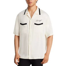 Hugo Boss Men Clothing Hugo Boss Embroidered Shirt - Off White